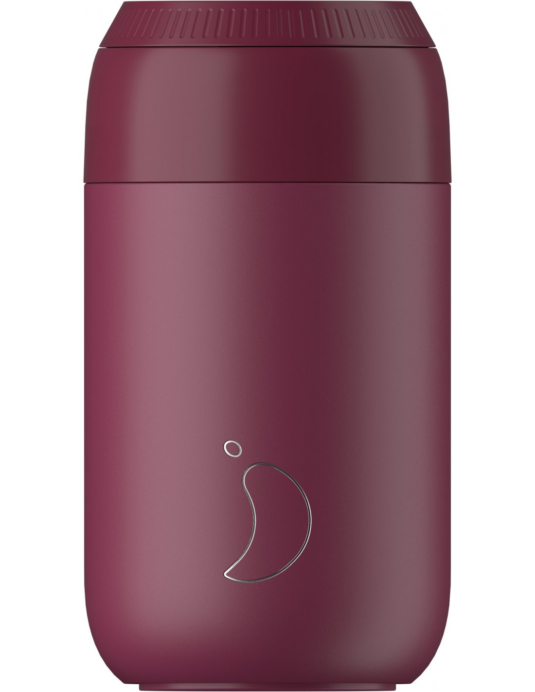 Chilly’s Ποτήρι Θερμός Ανοξείδωτο Serries 2 Plum 340ml Κόκκινο
