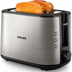 Philips Φρυγανιέρα 2 Θέσεων 950W Ανοξείδωτη HD2650/90