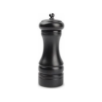 Μύλος Αλατοπίπερου Ξύλινος Black Mat Ceramic 10cm