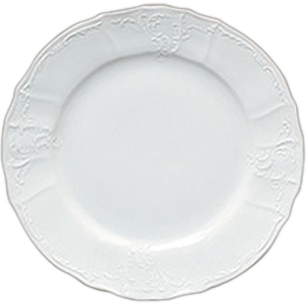 BERNADOTTE Πιάτο Ρηχό Πορσελάνης Σετ 6Τμχ. Bernadotte 27cm Λευκό