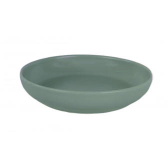 Happy Ware Πιάτο Βαθύ Κεραμικό Nordic 22cm Green Matte