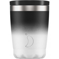 Chilly's Ποτήρι Θερμός Ανοξείδωτο Coffee Cup 340ml Gradient Monochrome