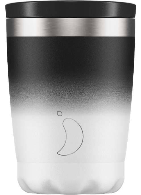 Chilly’s Ποτήρι Θερμός Ανοξείδωτο Coffee Cup 340ml Gradient Monochrome