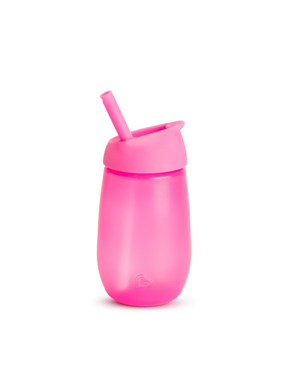 MUNCHKIN Munchkin Ποτήρι Με Καλαμάκι 296ml Simple Clean Straw Cup Pink