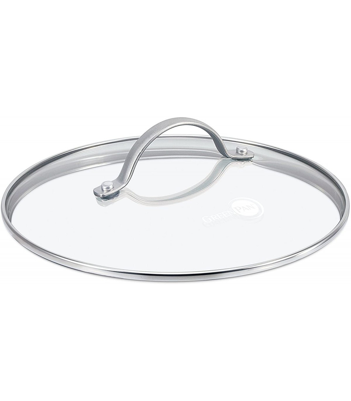 Green Pan Καπάκι Γυάλινο Με Ανοξείδωτη Λαβή 28cm