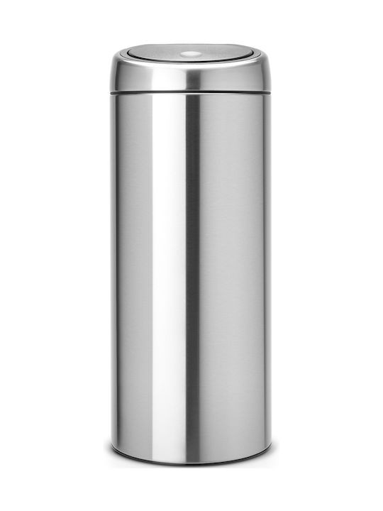 BRABANTIA Brabantia Κάδος Απορριμμάτων Touch Bin Ανοξείδωτος Steel Matte 30lt