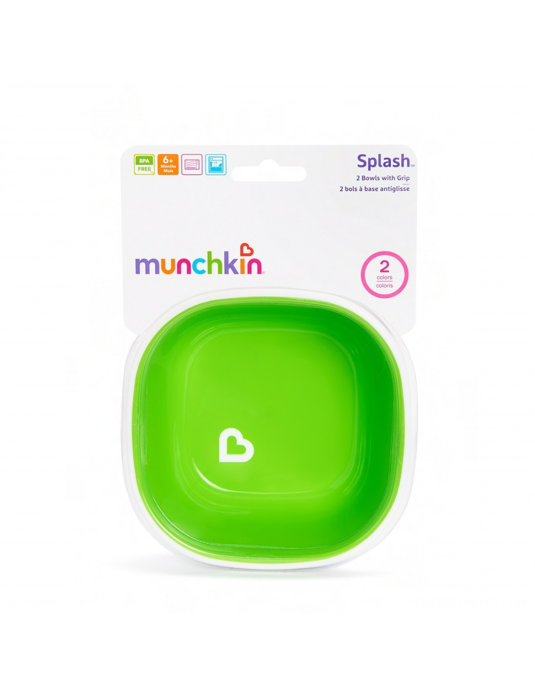 MUNCHKIN Μπολ Παιδικά Σετ 2 τμχ Munchkin Splash Toddler Bowls
