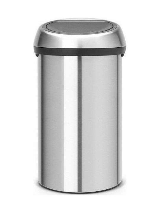 Brabantia Κάδος Απορριμμάτων Touch Bin Ανοξείδωτος Steel Matt 60lt