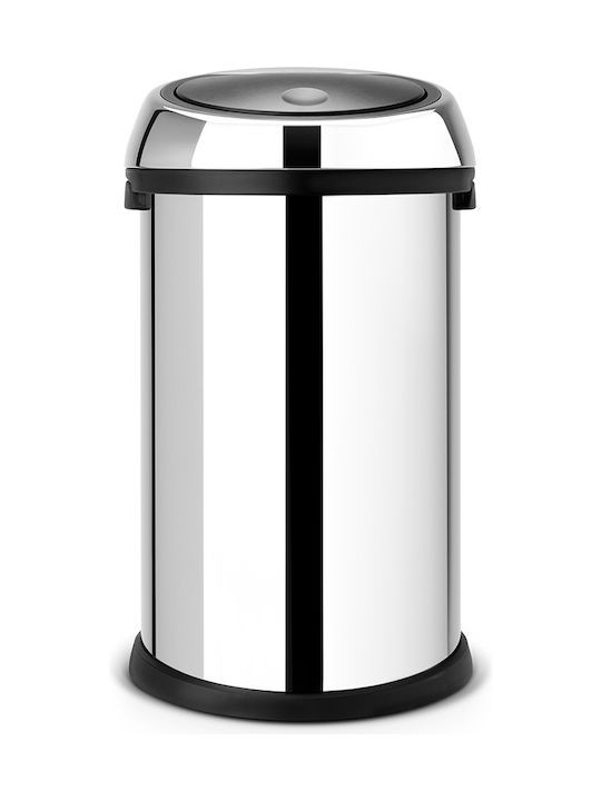 BRABANTIA Brabantia Κάδος Απορριμμάτων Touch Bin Ανοξείδωτος Brilliant Steel 60lt