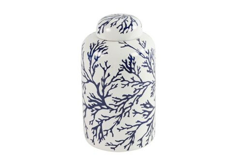 Βάζο Κεραμικό Blue Anisha 10X18cm Countryfield