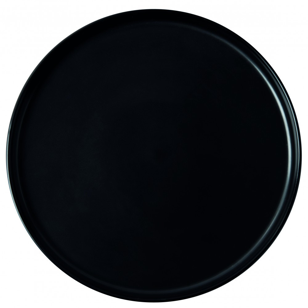 Πιάτο Ρηχό Πορσελάνης Μαύρο Luna 27cm