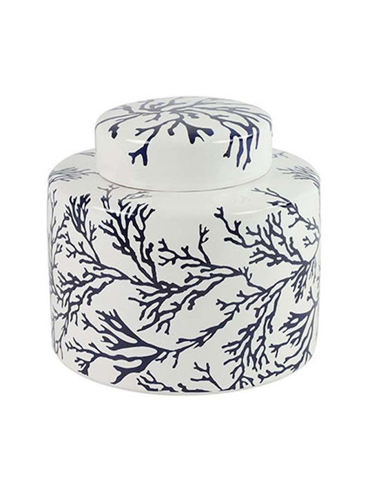 Βάζο Κεραμικό Blue Anisha 18x16cm Countryfield