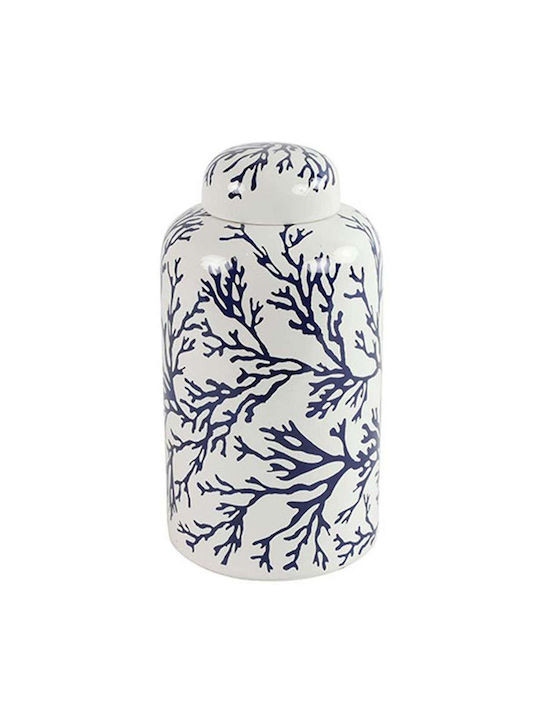 Βάζο Κεραμικό Blue Anisha 13x23cm Countryfield
