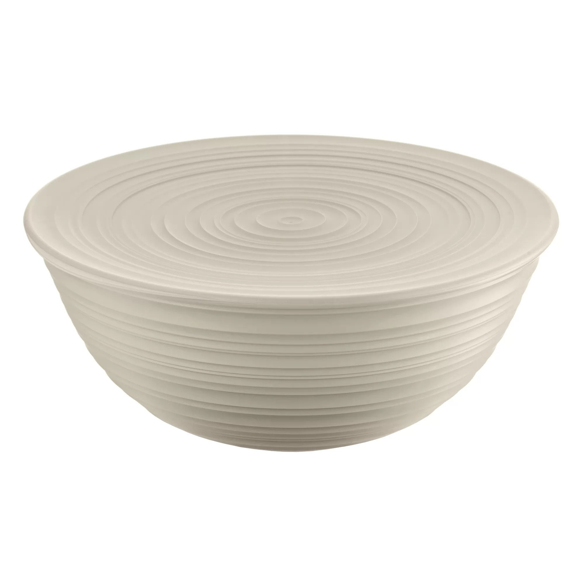 GUZZINI Μπολ Με Καπάκι Tierra Beige Ακρυλικό 30cm Guzzini