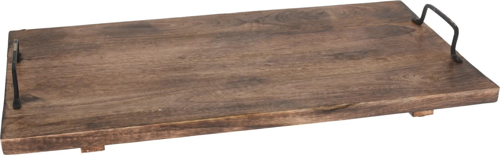 Πλατό Σερβιρίσματος Industrial Mango Με Μεταλλικές Λαβές 56cm