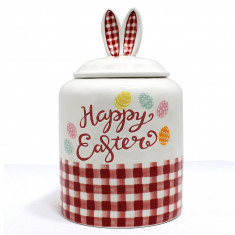 Πασχαλινή Μπισκοτιέρα Κεραμική Rabbit 25cm