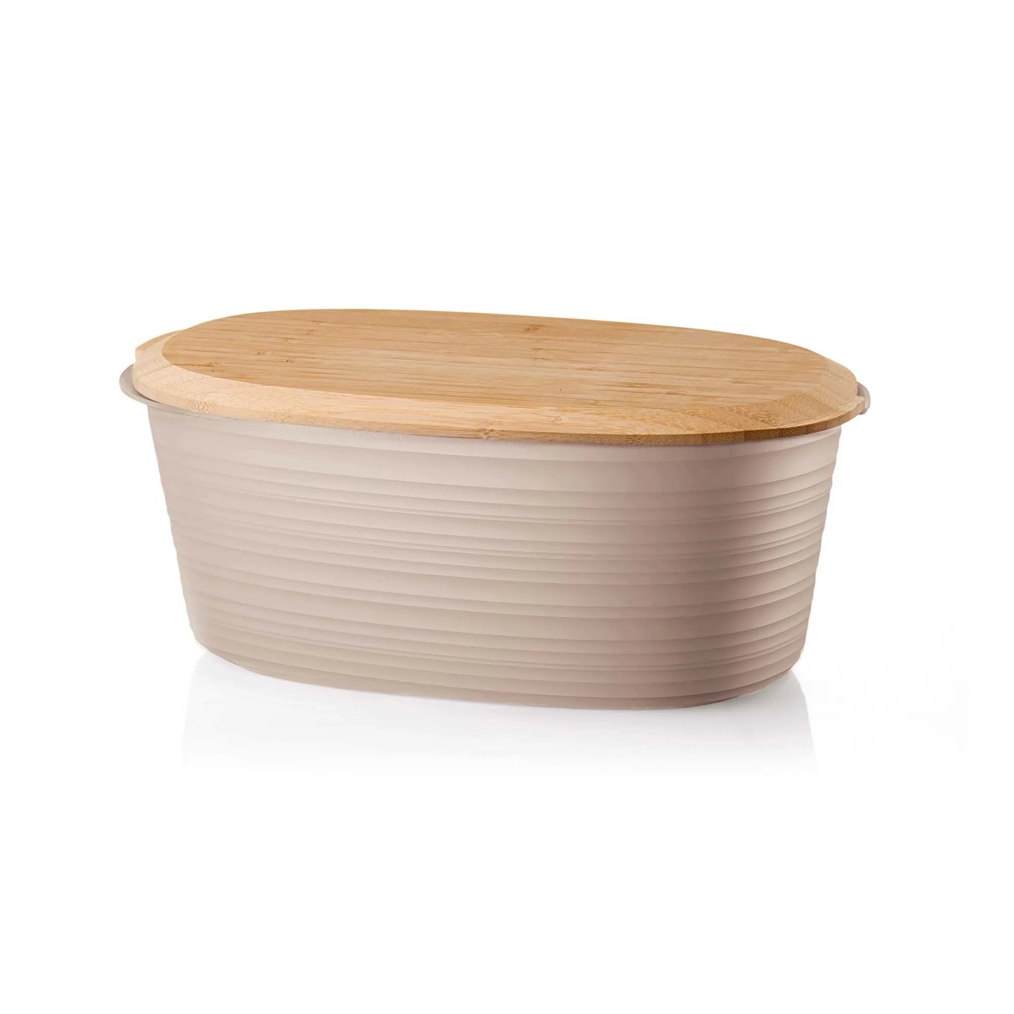 GUZZINI Guzzini Ψωμιέρα Tierra Brown με Bamboo Καπάκι 31,5x16,5x12,9cm