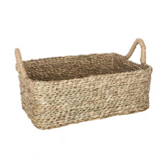 Καλάθι Kilian Ψάθα Παραλληλόγραμμο Seagrass 37cm