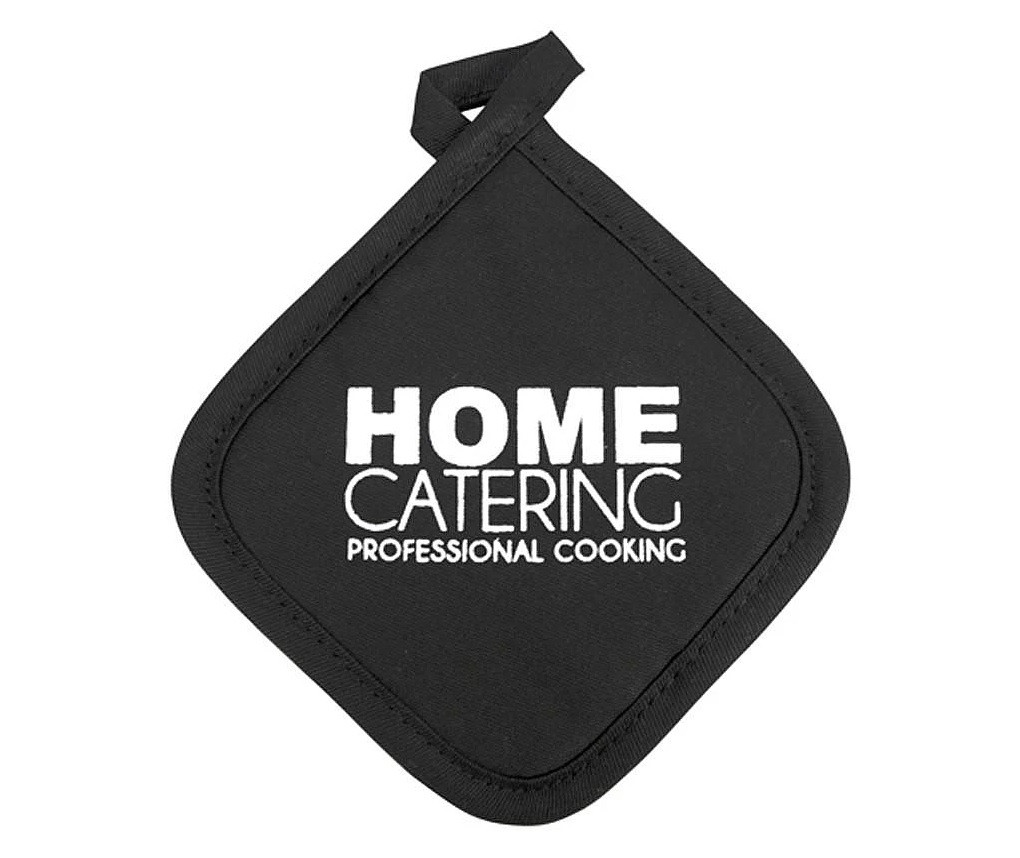 GUSTA Πιάστρα Φούρνου Ύφασμα Home Catering 20X20 Black Gusta