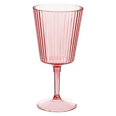 Ποτήρι Κρασιού Ακρυλικό Stria Somon 400ml 5Five