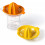 Oxo Στίφτης Πλαστικός Με 2 Κεφαλές & Δοχείο 350ml Πορτοκαλί