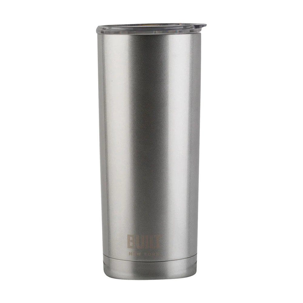 Built Θερμός Ποτήρι Ανοξείδωτο Silver 590ml