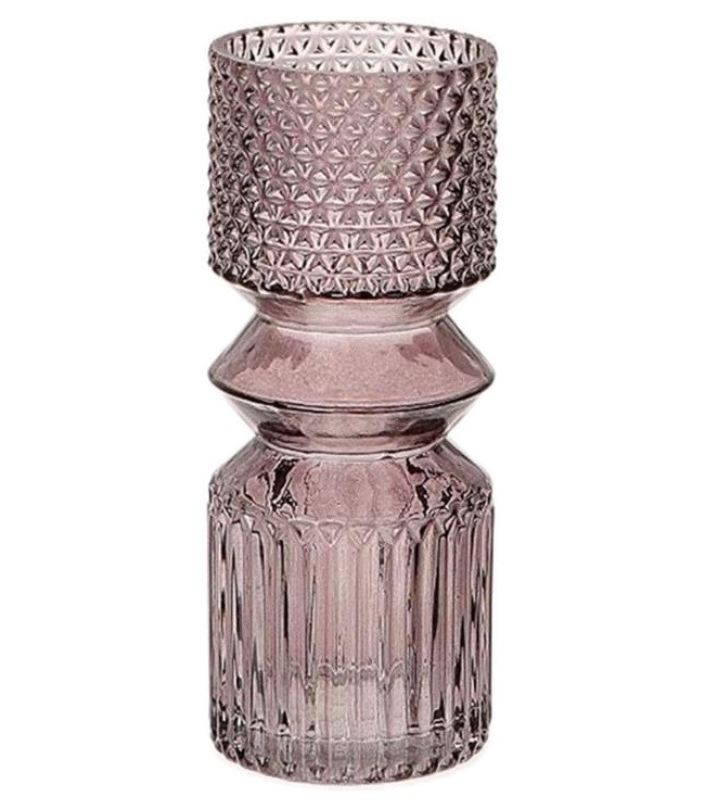 Διακοσμητικό Βάζο Γυάλινο Lilla Diamond 29cm