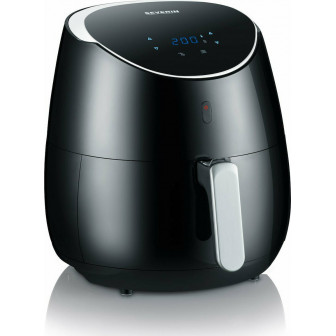 Severin Φριτέζα Αέρος Air Fryer Με Αποσπώμενο Κάδο 5Lt Μαύρη FR-2445