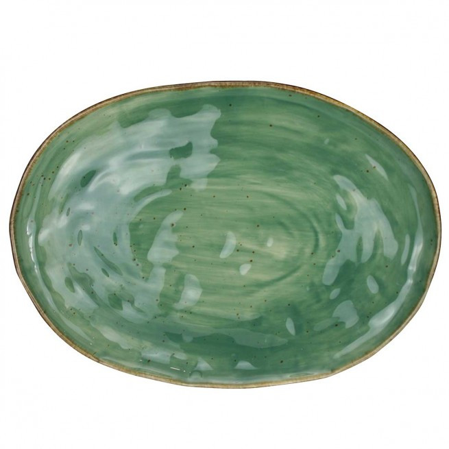 Πιατέλα Πορσελάνης Country Green 40cm