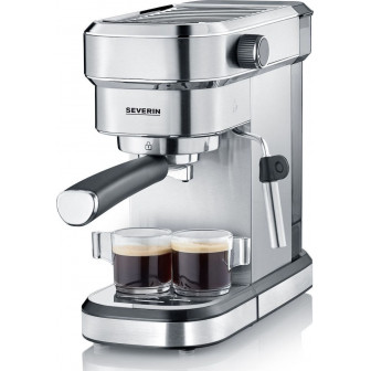 Severin Μηχανή Espresso 1350W Πίεσης 15Bar Espressa Ασημί KA 5994