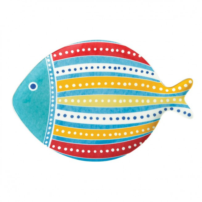 Πιατέλα Πορσελάνης Sea Friends Multicolor 27cm R2S