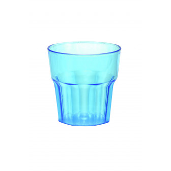 Ποτήρι Ουίσκι Polystyrene Blue 240m