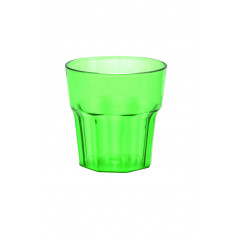 Ποτήρι Πλαστικό Χαμηλό Polystyrene Green 240ml