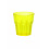 Ποτήρι Πλαστικό Χαμηλό Polystyrene Yellow 240ml