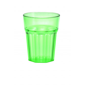 Ποτήρι Πλαστικό Νερού - Αναψυκτικού Polystyrene Green 320ml