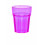 Ποτήρι Πλαστικό Νερού - Αναψυκτικού Polystyrene Λιλά 320ml