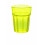 Ποτήρι Πλαστικό Νερού - Αναψυκτικού Polystyrene Yellow 320ml
