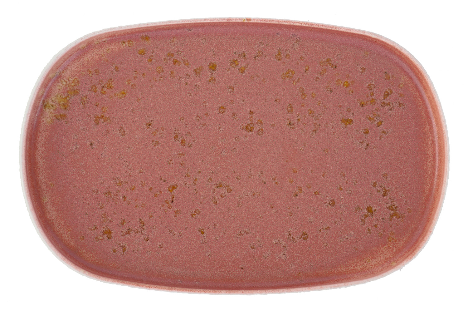 Πιατέλα Οβαλ Πορσελάνης Πορσελάνης Elipse Rosa 30Χ15cm FM