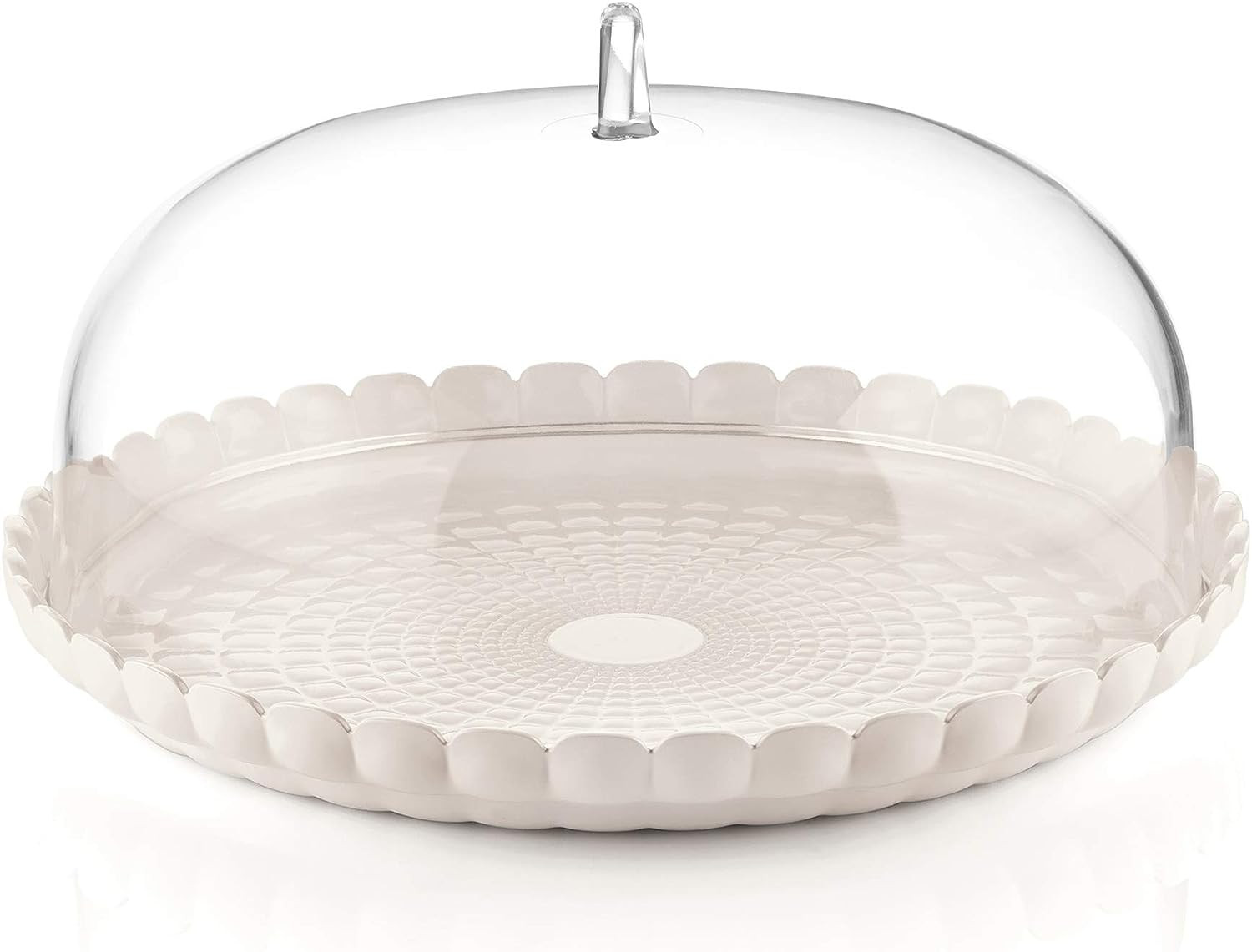 Guzzini Τουρτιέρα Ακρυλική Tiffany White 36cm