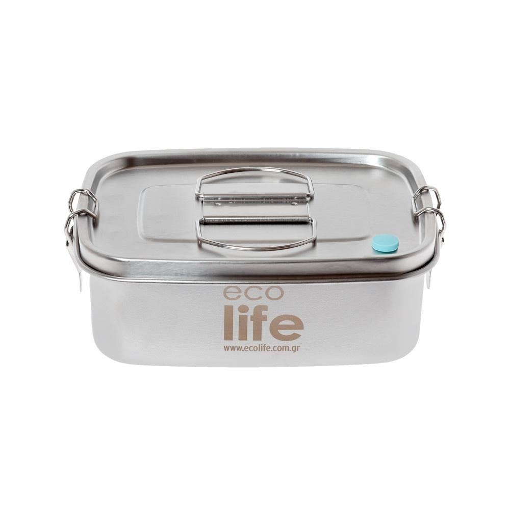 Ecolife Φαγητοδοχείο Ανοξείδωτο 18/8 1lt.