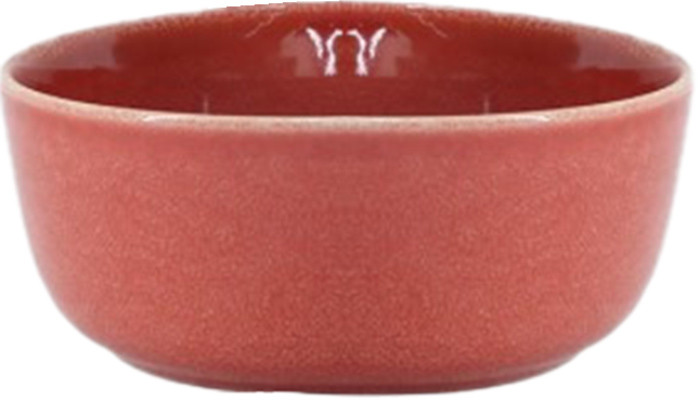 Μπολ Πρωινού Πορσελάνης Light Red 15cm