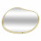 ΔίσκοςAtmosphera Μεταλλικός Με Καθρέφτη Χρυσός 27cm