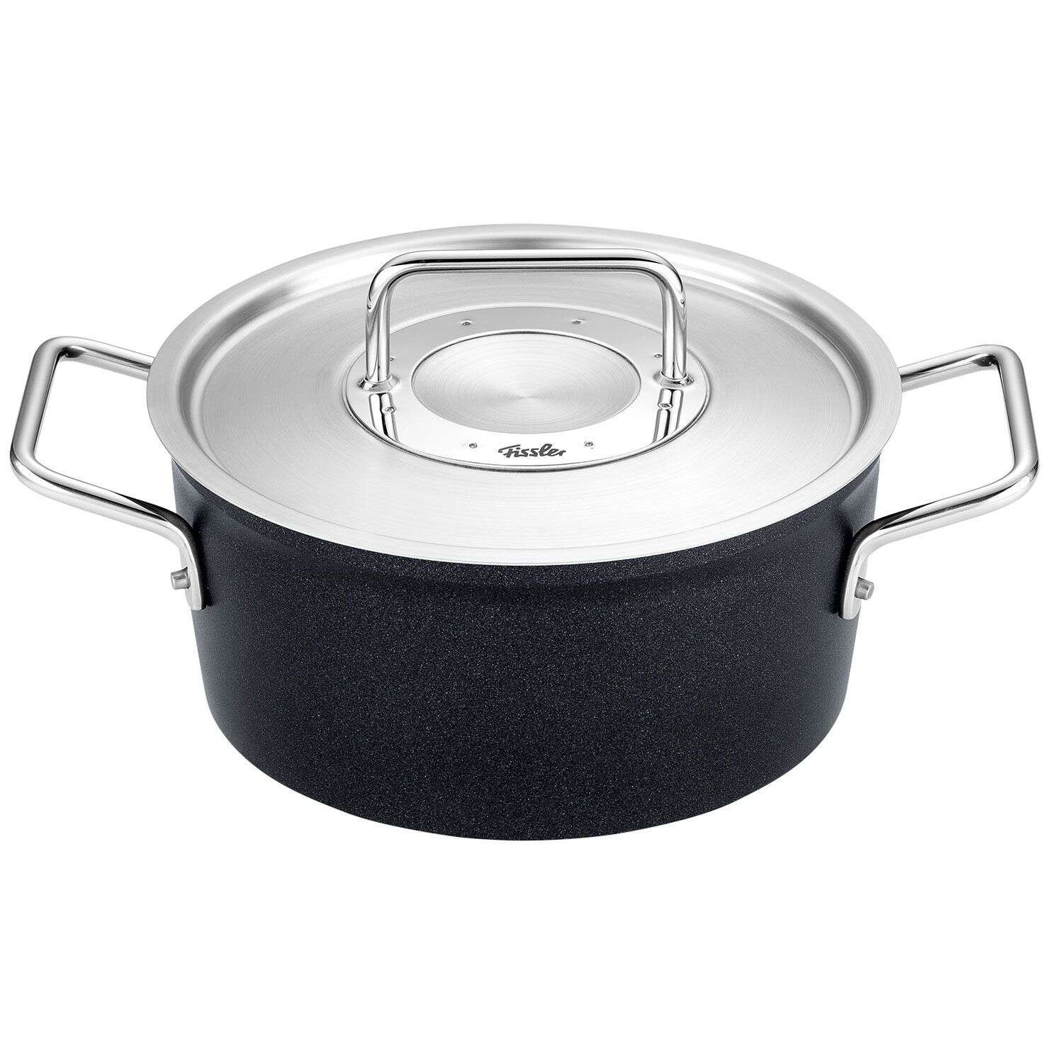 Fissler Κατσαρόλα Adamant Βαθιά Με Μεταλλικό Καπάκι 24cm