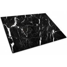Επιφάνεια Κοπής Γυάλινη Marble Black 30x40cm
