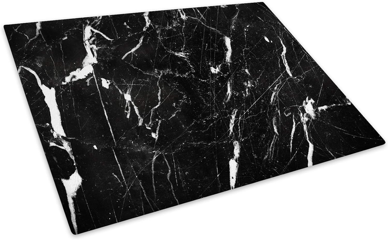 5FIVE SIMPLY SMART 5Five Επιφάνεια Κοπής Γυάλινη Marble Black 30x40cm