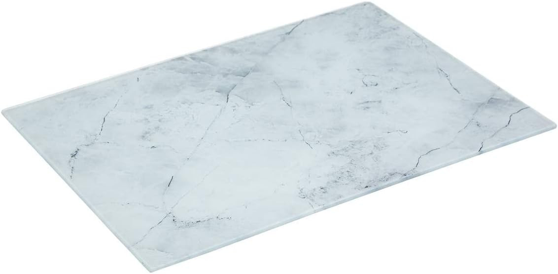 5FIVE SIMPLY SMART 5Five Επιφάνεια Κοπής Γυάλινη Marble White 30x40cm