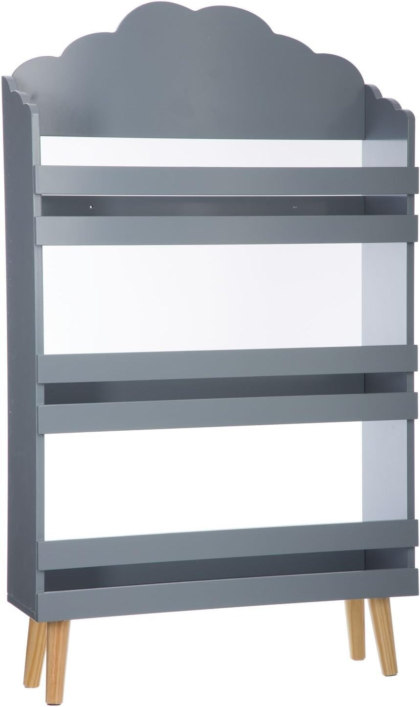 ATMOSPHERA Atmosphera Παιδική Βιβλιοθήκη Δαπέδου Montessori Γκρι Cloud 58x100cm