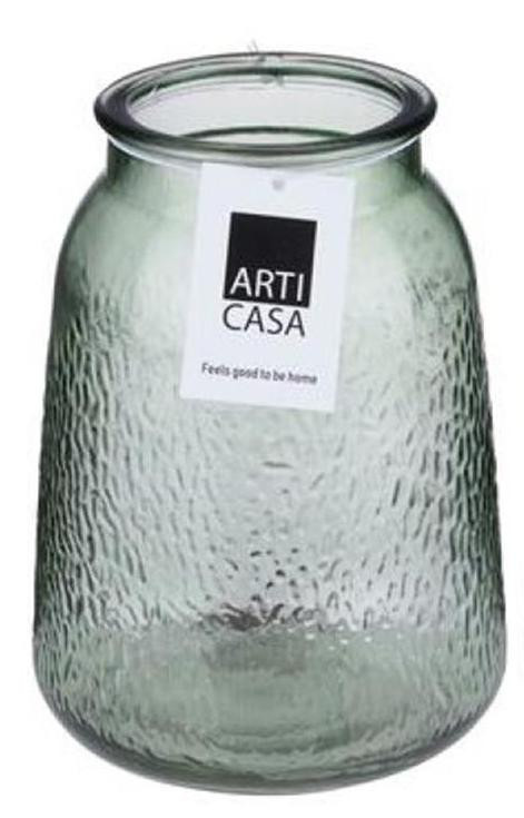 ARTI CASA Arti Casa Διακοσμητικό Βάζο Γυάλινο Πράσινο Sprinkles 18cm