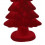 Χριστουγεννιάτικο Δέντρο Βελούδινο Κόκκινο 28,5cm