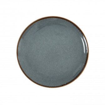 Porline Πιάτο Βαθύ Πορσελάνης Tivoli Grey 21cm